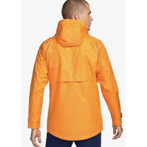 New Nike 2021-2022 FC Barcelona Soccer ALL WEATHER Jacket  DH7831-836 Men’s XL - Picture 3 of 11